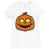 crazy pumpkin Ladies Fitted T-Shirt