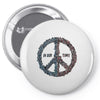 peace in our time vectorized Pin-back button
