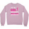 all this girl care about is volleyball Crewneck Sweatshirt