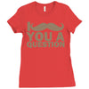 i mustache you a question Ladies Fitted T-Shirt