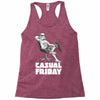 casual friday Racerback Tank