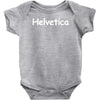 helvetica Baby Bodysuit