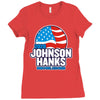 johnson hanks 2020 Ladies Fitted T-Shirt