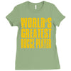 world greatest bocce Ladies Fitted T-Shirt