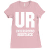 underground resistence Ladies Fitted T-Shirt