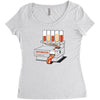 autobacon Women's Triblend Scoop T-shirt