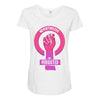 she persisted Maternity Scoop Neck T-shirt