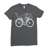 Albert Hofmann LSD Funny Retro Bicycle Day Ladies Fitted T-Shirt