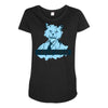 cat person Maternity Scoop Neck T-shirt
