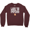 smell of christmas in the morning Crewneck Sweatshirt