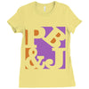 pb&amp;j vectorized Ladies Fitted T-Shirt