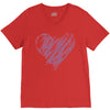 valentines day hearts V-Neck Tee