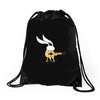 bunny's acoustic set Drawstring Bags