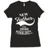 New Father 2018 Rokie Dept. Ladies Fitted T-Shirt