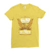 All Men Are Created Equal But Only The Best Are Born In December Ladies Fitted T-Shirt