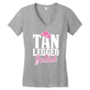 tan legged juliet Women's V-Neck T-Shirt
