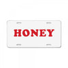 Honey License Plate