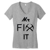 mr fix it handy man Women's V-Neck T-Shirt