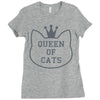 queen of cats Ladies Fitted T-Shirt