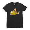 peanut inside Ladies Fitted T-Shirt