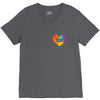 Rainbow Equality Heart V-Neck Tee