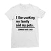 i like cooking Ladies Fitted T-Shirt