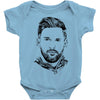 lionel messi 2 Baby Bodysuit
