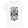 aztec design totem Ladies Fitted T-Shirt