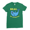 seal of approval Ladies Fitted T-Shirt