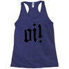 oi punk rock top long sleeve Racerback Tank