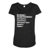 hobbit meals Maternity Scoop Neck T-shirt