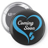 Coming Soon Baby Boy Pin-back button