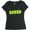 bored Women's Triblend Scoop T-shirt