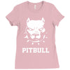 american pitbull terrier Ladies Fitted T-Shirt