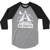 white ink camping is in tents funny 3/4 Sleeve Shirt