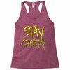 stay creepy Racerback Tank