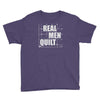 real men quilt Youth Tee