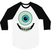 mike wazowski monstres 3/4 Sleeve Shirt