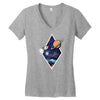 Space Triangle Women's V-Neck T-Shirt