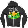 no jacket required Zipper Hoodie