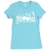 halloween spooky Ladies Fitted T-Shirt