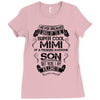 Super Cool Mimi Of A Freaking Awesome Son Ladies Fitted T-Shirt