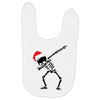 skeleton dabbing christmas Baby Bibs