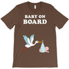 Baby On Board with Stork T-Shirt