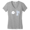 boo vs Women's V-Neck T-Shirt