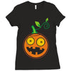 pumpkin! Ladies Fitted T-Shirt
