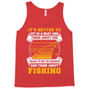 Sit In Church And Think About Fishing Tank Top
