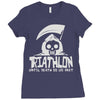triathlon until death separate Ladies Fitted T-Shirt