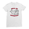 seal of approval Ladies Fitted T-Shirt