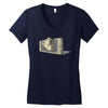 a wild pokeghost appears Women's V-Neck T-Shirt